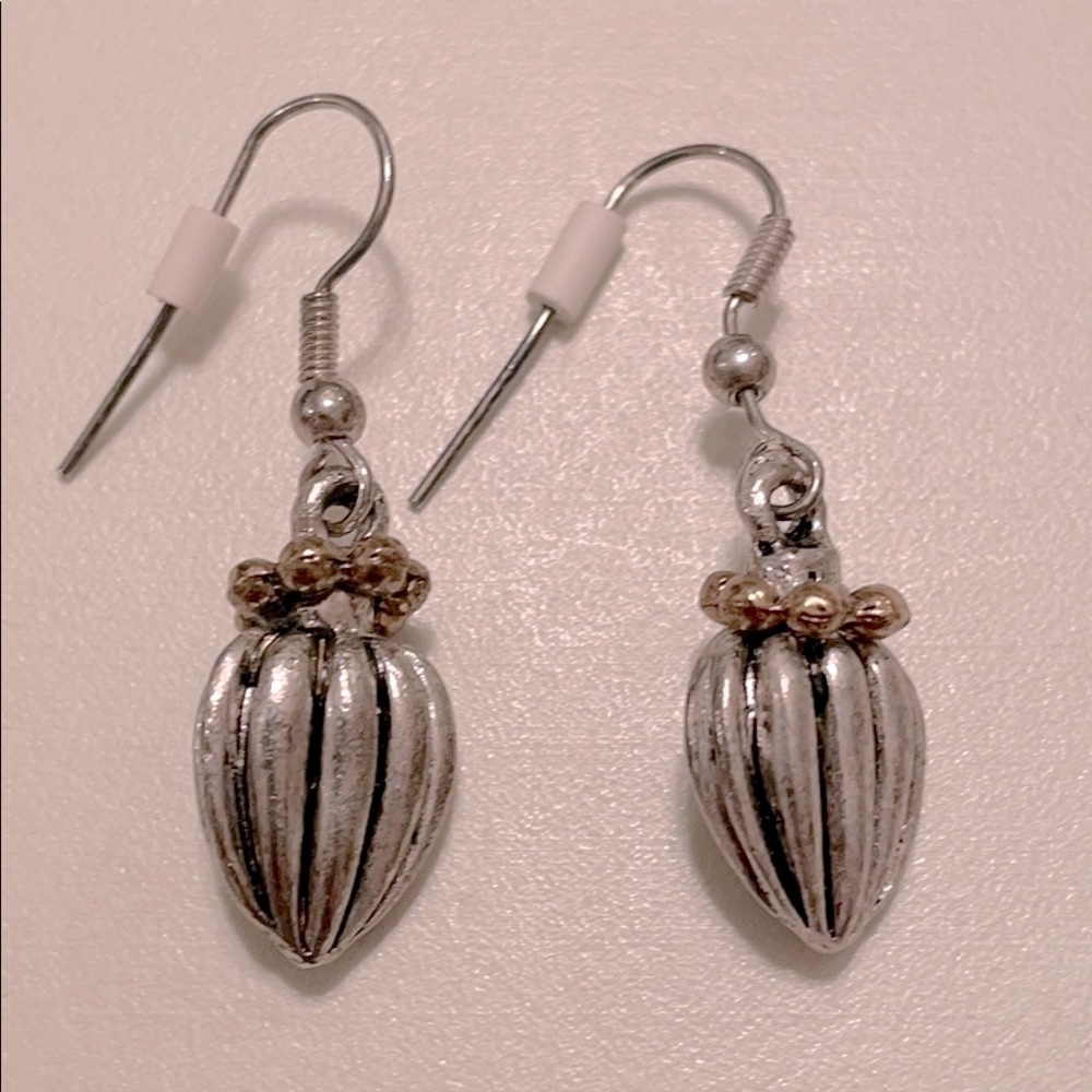 Earrings, Silver/Gold Tones